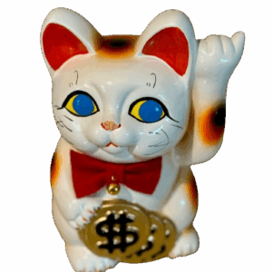 Maneki Neko en Céramique Tokoname (Size 6) – Porte-bonheur Japonais Premium